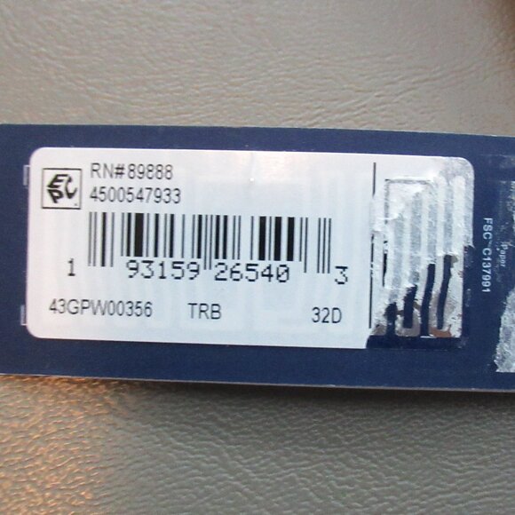 GAP GapBody Women's Everyday Essentials Multiway T-Shirt Bra, True Black, 32D - Picture 8 of 8